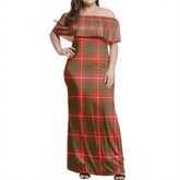 Clan Bruce Modern Tartan Hawaii Dress UK28 Clan Bruce Tartan Hawaii Dress